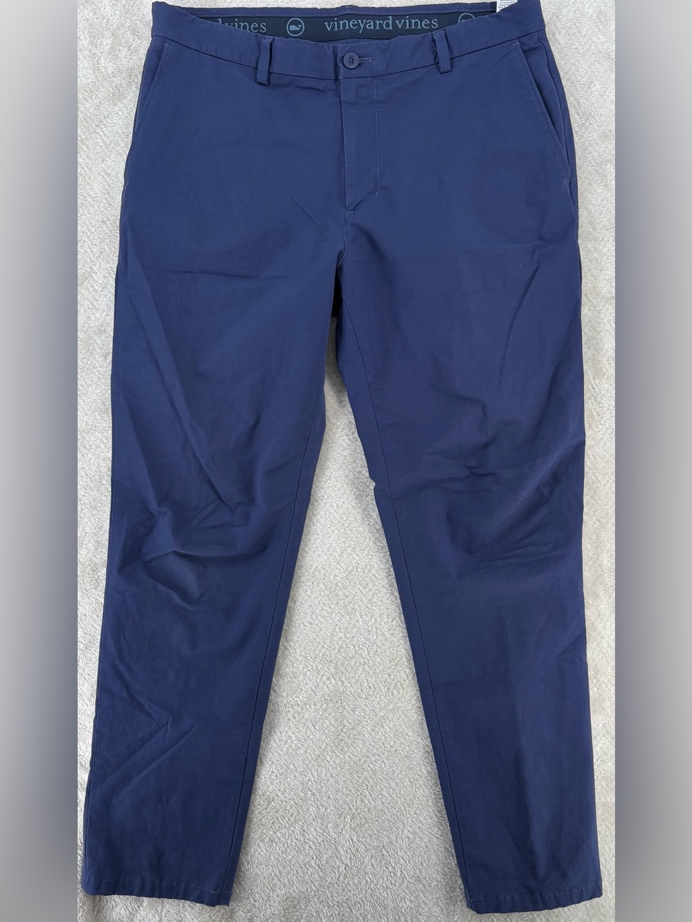 Vineyard Vines Performance Pants Men’s 35x32 Blue Stretch Golf Casual